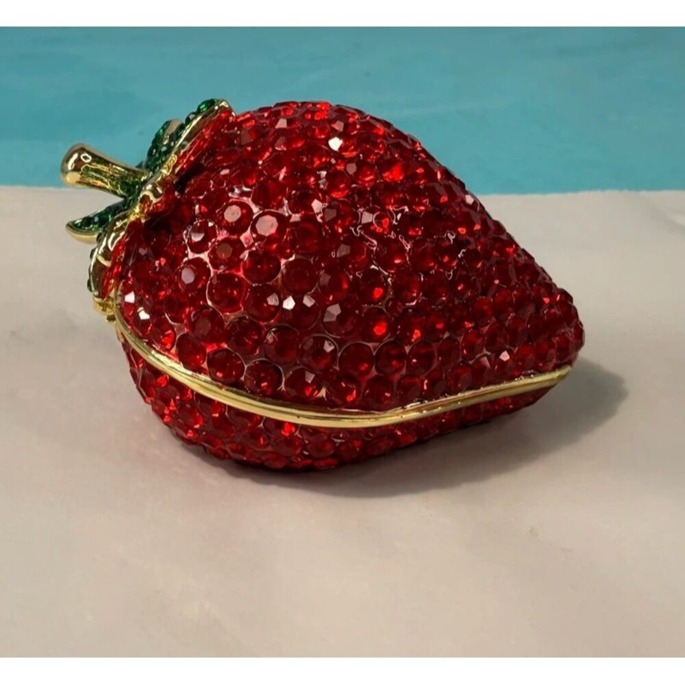Red Strawberry trinket box